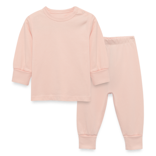 Baby Sleepsuit - crystal pink