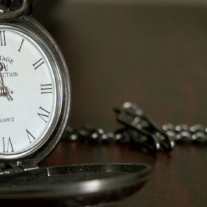 Engraved Sterling Silver Pocket Watch
