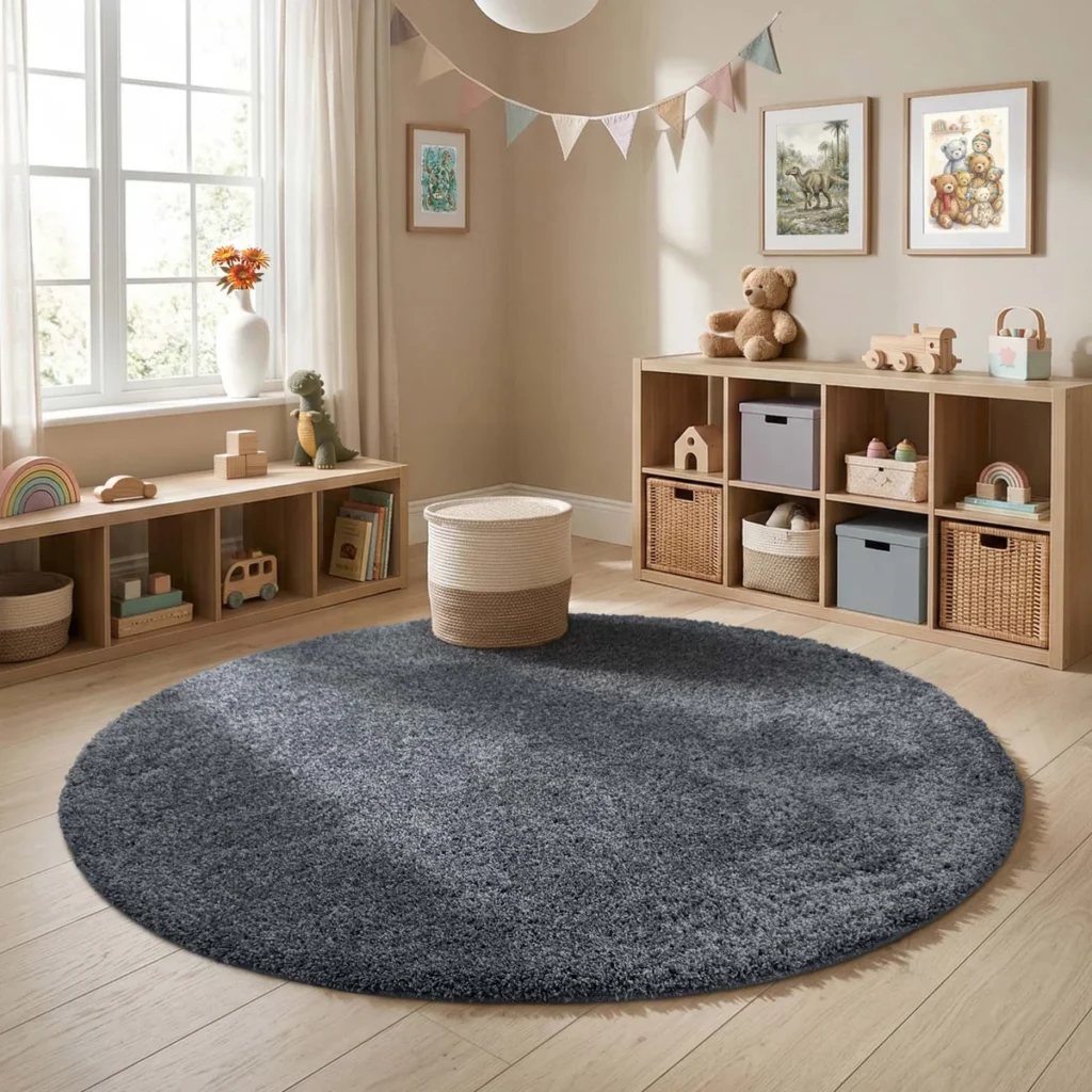 MadeNorth Shaggy Charcoal Rug