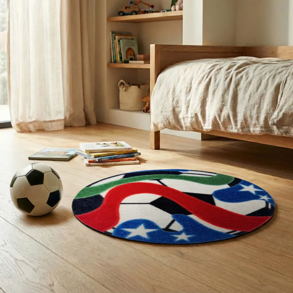 MadeNorth Football World Cup Ball Play Mat