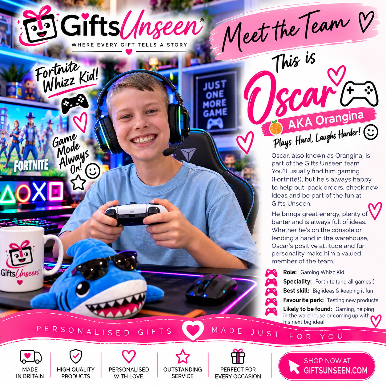 Oscar - Gaming Whizz Kid