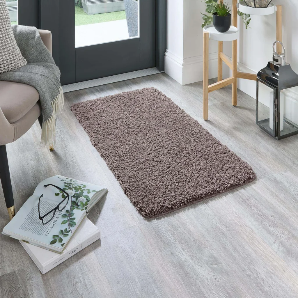 MadeNorth Shaggy Fleck Mocha Rug