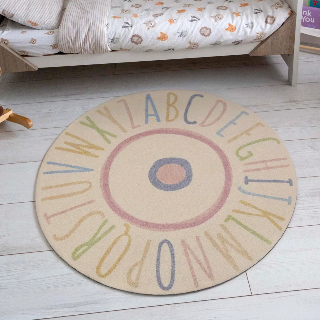 MadeNorth Alphabet Circle Play Mat