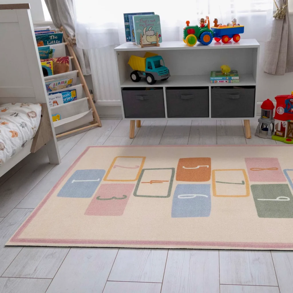 MadeNorth Pastel Hopscotch Playmat