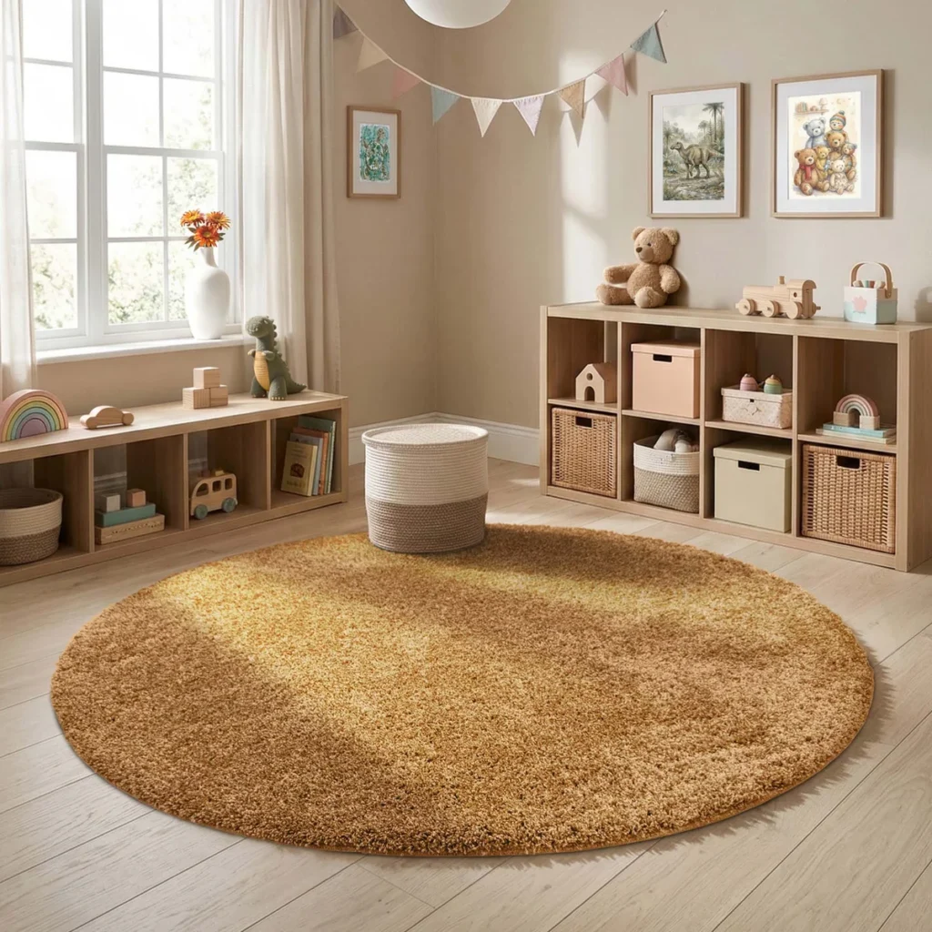MadeNorth Shaggy Ochre Rug
