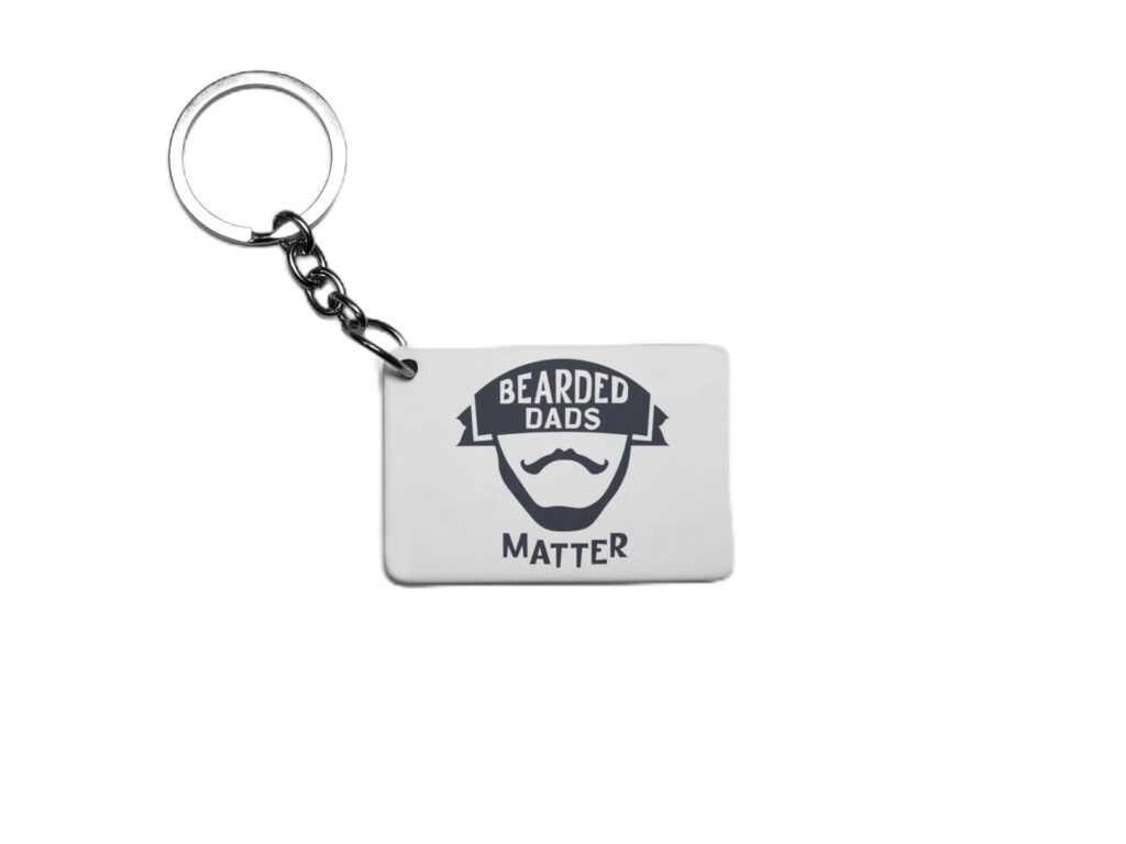 Bearded Dads Matter Key Ring